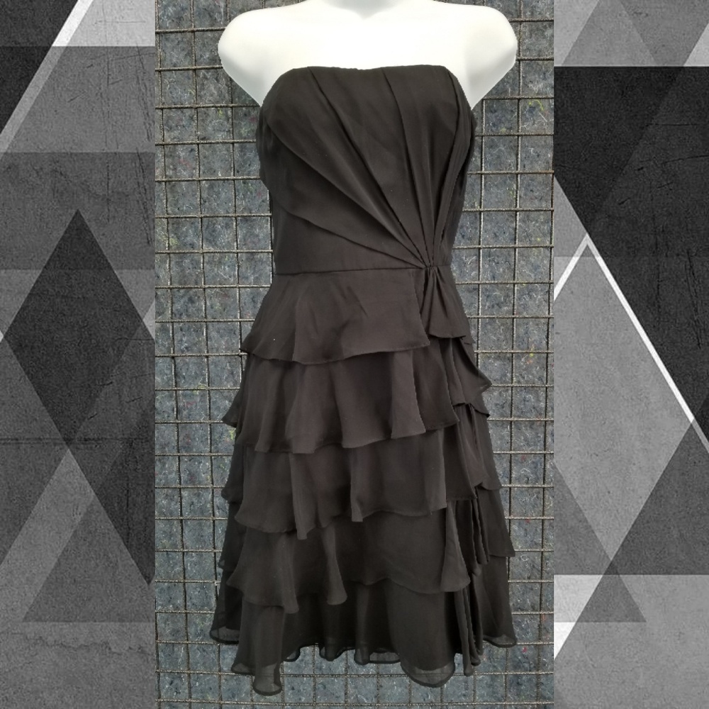 Flirty Strapless White House Black Market Dress